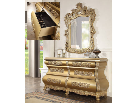 Clarissa Bright Gold Dresser  / HD-8016 - Ornate Home