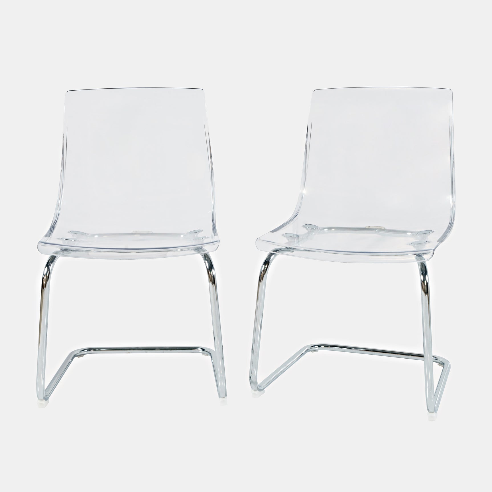 Clarity Transparent Dining Chair (Set of 2) - Ornate Home