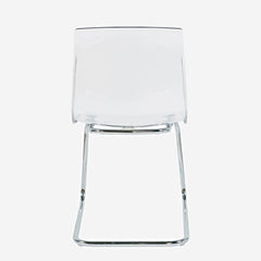Clarity Transparent Dining Chair (Set of 2) - Ornate Home