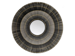 Clark Black/Gold Wall Mirror - Ornate Home
