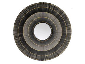 Clark Black/Gold Wall Mirror - Ornate Home