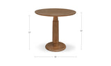 Clark Brown Counter Table - Ornate Home
