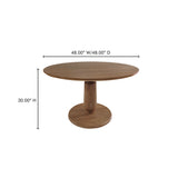Clark Brown Dining Table - Ornate Home