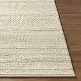 Clarke Beige Textured Wool Rug - Ornate Home