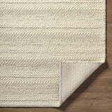 Clarke Beige Textured Wool Rug - Ornate Home