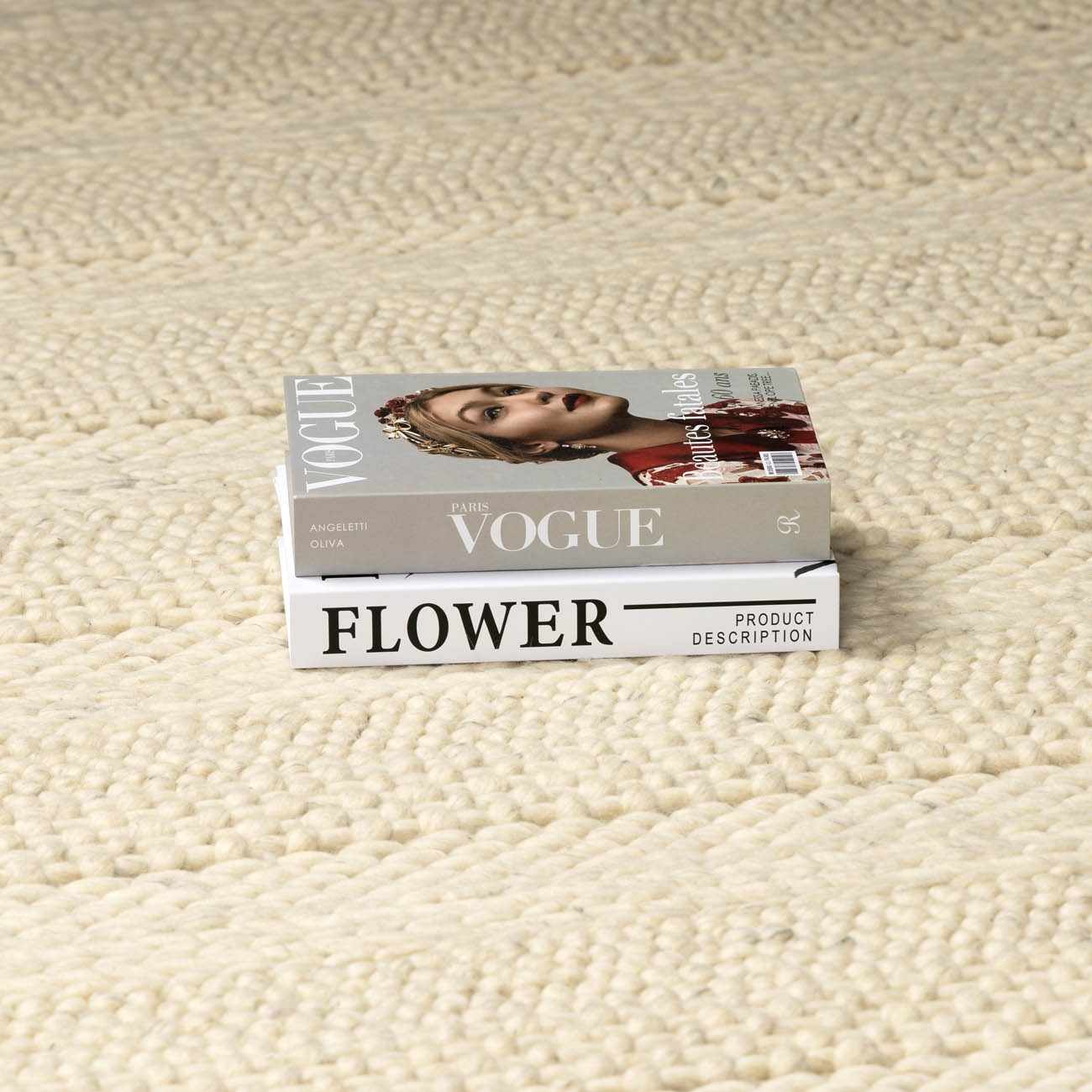 Clarke Beige Textured Wool Rug - Ornate Home