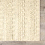 Clarke Beige Textured Wool Rug - Ornate Home
