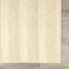 Clarke Beige Textured Wool Rug - Ornate Home
