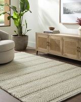 Clarke Beige Textured Wool Rug - Ornate Home