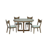 Clarksburg Walnut 5 Pc. Dining Table Set - Ornate Home