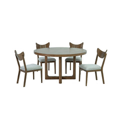 Clarksburg Walnut 5 Pc. Dining Table Set - Ornate Home