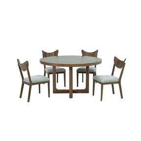 Clarksburg Walnut 5 Pc. Dining Table Set - Ornate Home