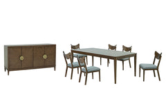 Clarksburg Walnut 7 Pc. Dining Table Set - Ornate Home