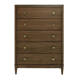 Clarksburg Walnut 5 Pc. Queen Bedroom Set w/ Chest - Ornate Home