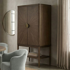 Clarksburg Walnut Display Cabinet - Ornate Home