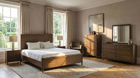 Clarksburg Walnut E.King Bed - Ornate Home