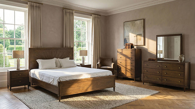 Clarksburg Walnut E.King Bed - Ornate Home