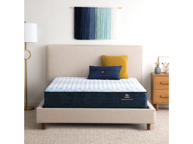 Classic Alden 11.5" Off-White/Multicolor Innerspring Twin XL Medium Mattress - Ornate Home