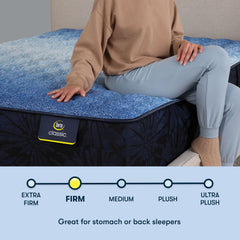 Classic Brecon 13" Off-White/Multicolor Innerspring Twin XL Firm Mattress - Ornate Home