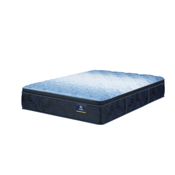 Classic Brecon 14.5" Off-White/Multicolor Innerspring King Plush Pillow Top Mattress - Ornate Home
