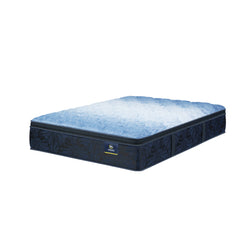 Classic Brecon 14.5" Off-White/Multicolor Innerspring Twin XL Plush Pillow Top Mattress - Ornate Home