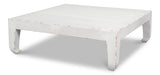 Classic Chinese Antique White Cocktail Table - Ornate Home