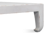Classic Chinese Antique White Cocktail Table - Ornate Home