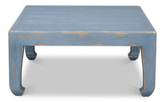 Classic Chinese Blue Cocktail Table Blue - Ornate Home