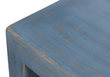 Classic Chinese Blue Cocktail Table Blue - Ornate Home