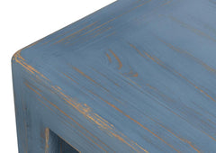 Classic Chinese Blue Cocktail Table Blue - Ornate Home
