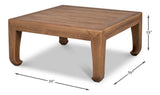 Classic Chinese Brown Cocktail Table - Ornate Home