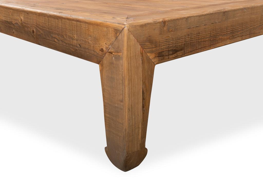Classic Chinese Tan Coffee Table - Ornate Home