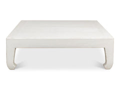 Classic Chinese White Coffee Table - Ornate Home