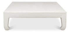 Classic Chinese White Coffee Table - Ornate Home