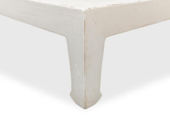 Classic Chinese White Coffee Table - Ornate Home