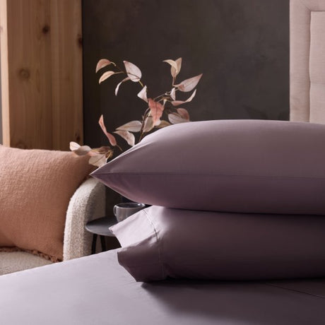 Classic Cotton Charcoal Queen Pillowcases - Ornate Home