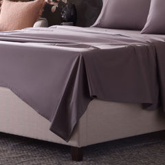 Classic Cotton Charcoal Split Cal King Sheet Set - Ornate Home