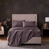 Classic Cotton Charcoal Twin XL Sheet Set - Ornate Home