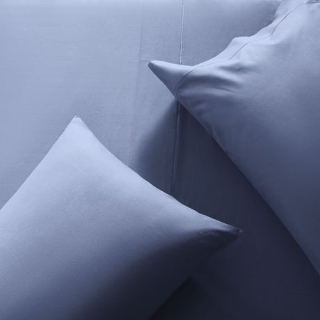 Classic Cotton Marine Cal King Sheet Set - Ornate Home