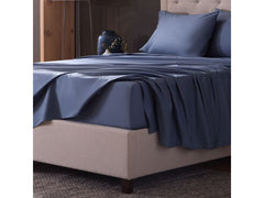 Classic Cotton Marine Full Sheet Set - Ornate Home