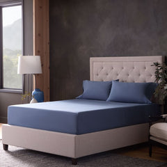 Classic Cotton Marine Full Sheet Set - Ornate Home