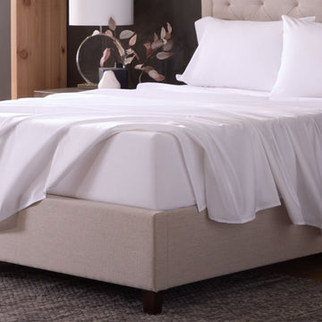 Classic Cotton White Twin XL Sheet Set - Ornate Home