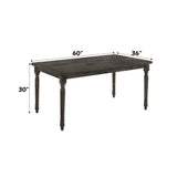 Claudia II Weathered Gray Dining Table - Ornate Home