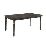 Claudia II Weathered Gray Dining Table - Ornate Home