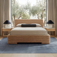 Claudia Natural Bed King - Ornate Home