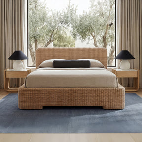 Claudia Natural Bed King - Ornate Home