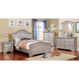 Claudia Silver Nightstand - Ornate Home