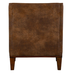 Clay Brown Leather Armchair - Ornate Home