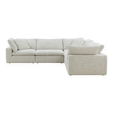 Clay Coastside Sand Classic L Shaped Modular Sectional - Ornate Home