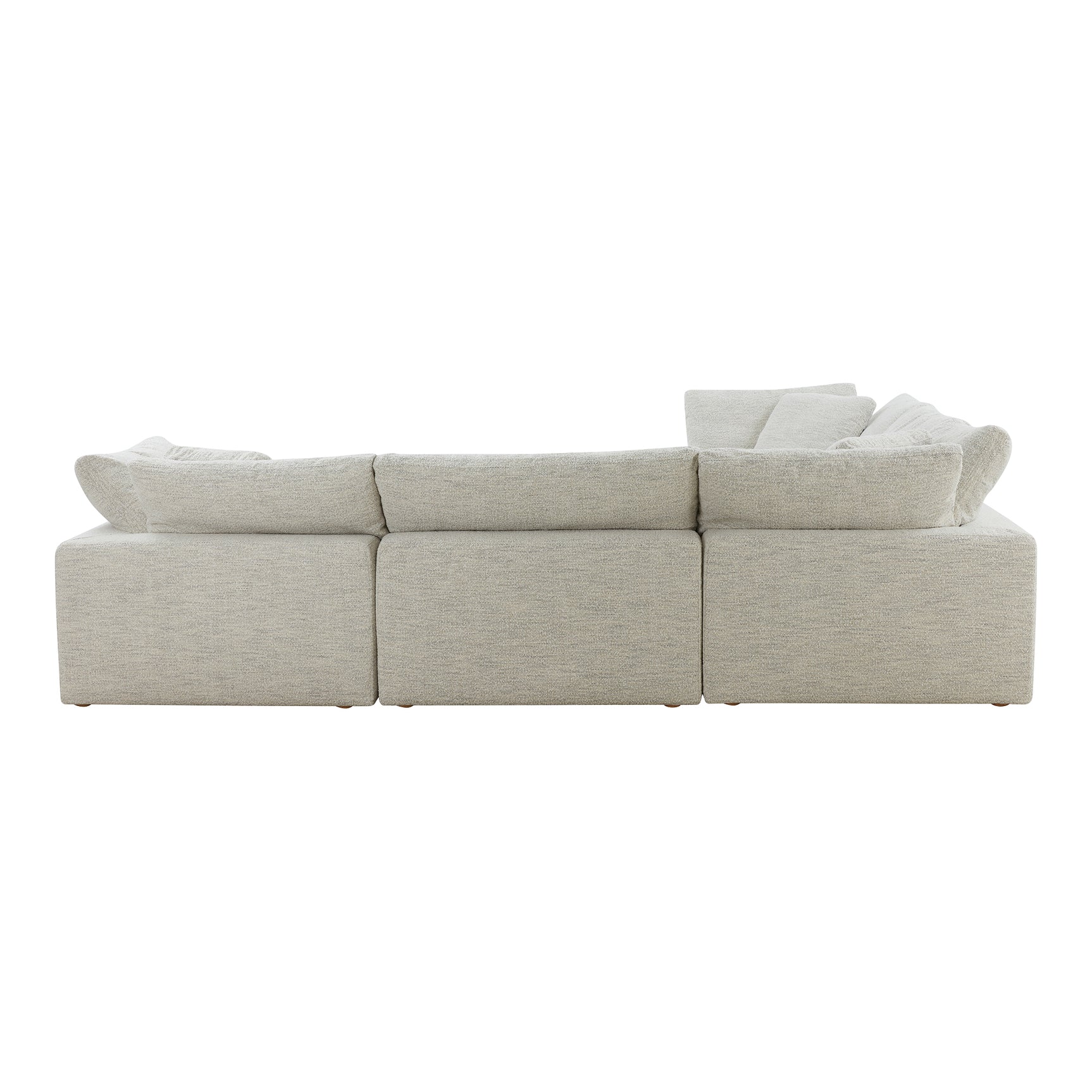 Clay Coastside Sand Classic L Shaped Modular Sectional - Ornate Home